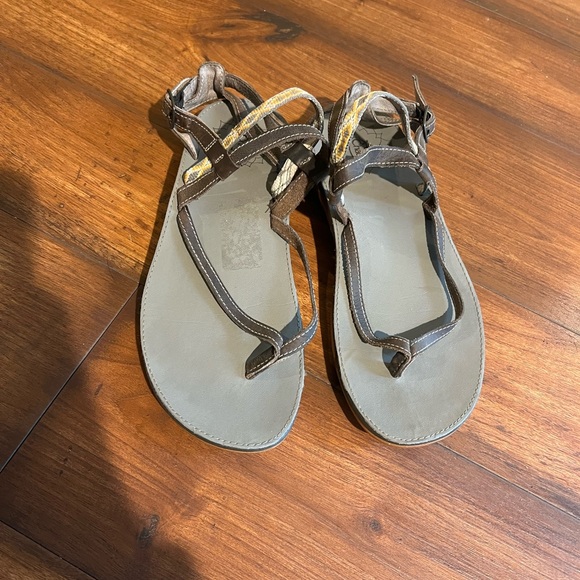 Chaco Strappy Sport Sandals Stitched Hiking Slingback Adjustable  Size 7 (READ) - Picture 1 of 9